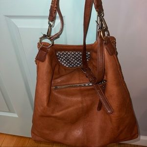 Antik Kraft XL Tote Bag Brown Leather Purse